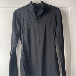 Gap [Fit] XS Black 1/4 Zip Workout Pullover Jacket